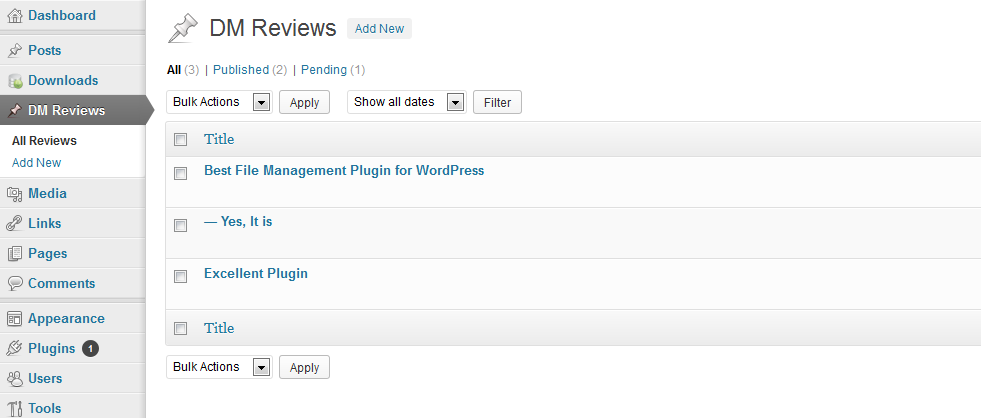 wordpress rating review plugin