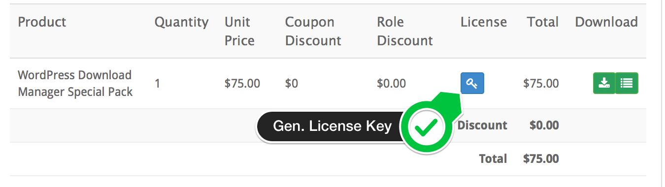 generate license key