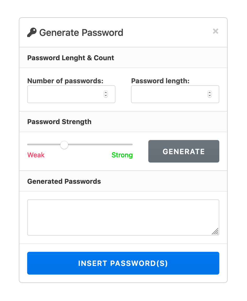 Password Generator Wordpress Download Manager