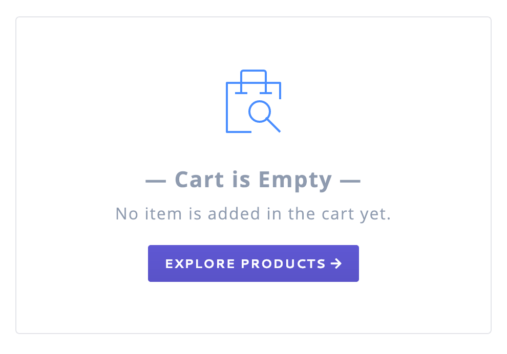 Empty Cart