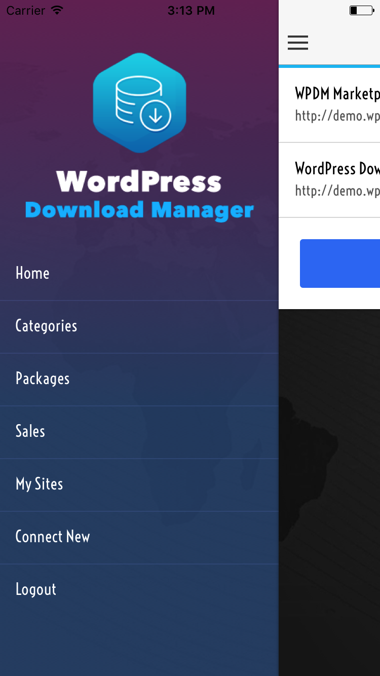 Android App for WordPress Download Manager