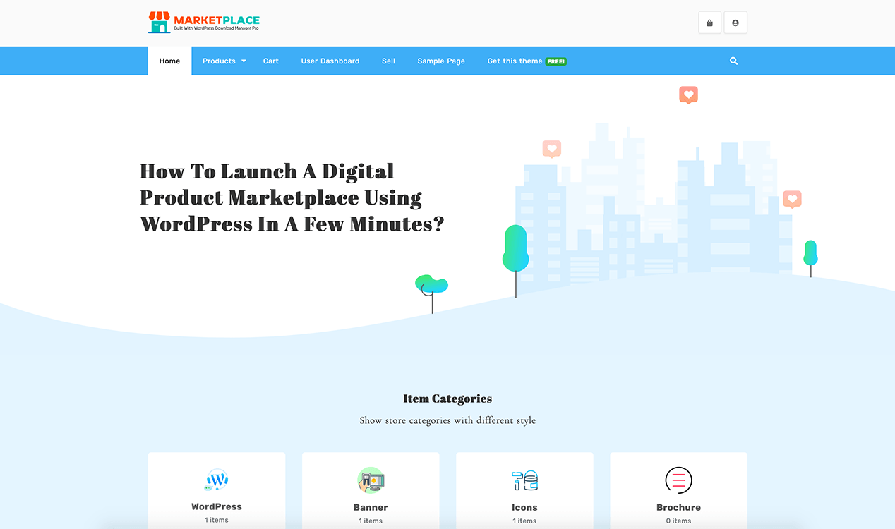 How To Launch A Digital Product Marketplace Using Wordpress In A Few Minutes Wordpress Download Manager