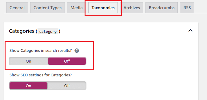 Optimize Categories with Yoast SEO