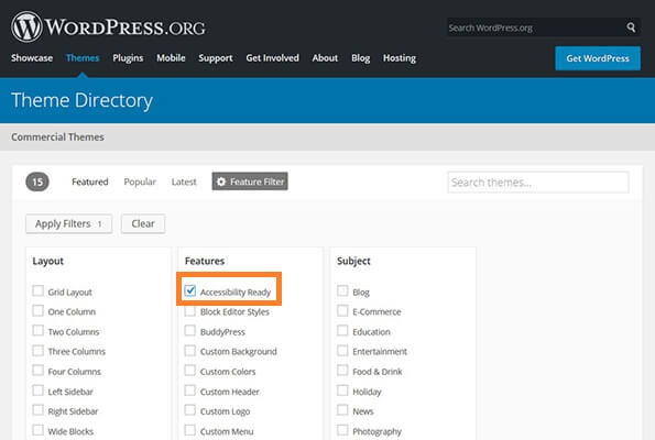 WordPress Website Accessibility