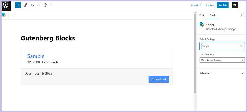 Introducing Gutenberg Blocks for WordPress Download Manager - WordPress Download Manager