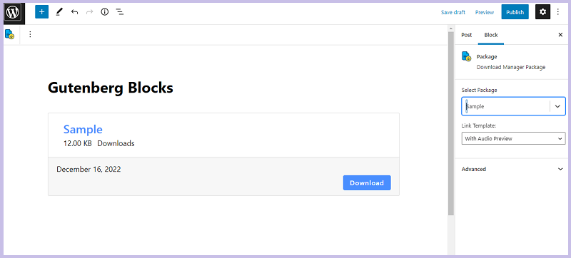 Introducing Gutenberg Blocks for WordPress Download Manager - WordPress  Download Manager